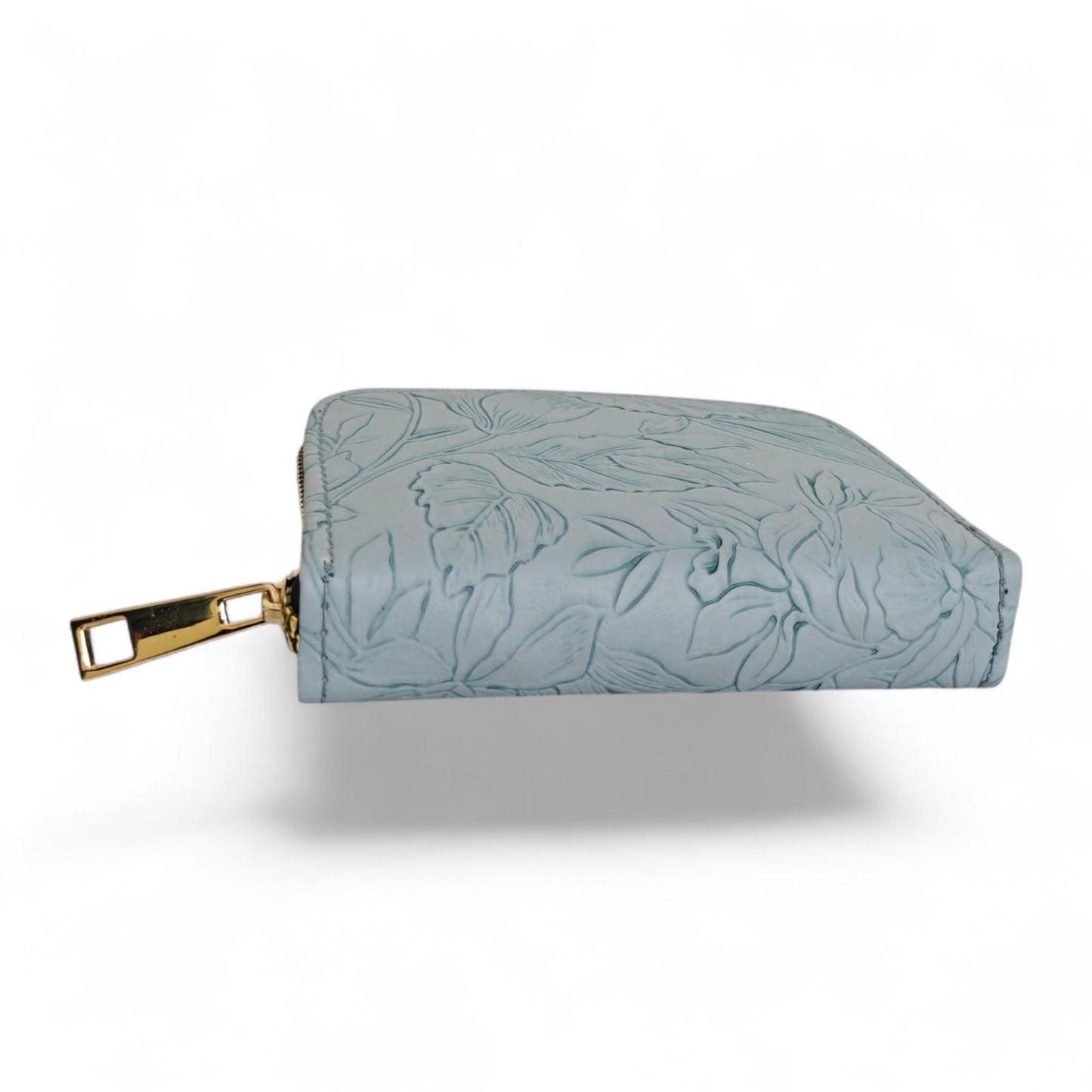 Avira Mini Zip Wallet - Floral Sky Blue
