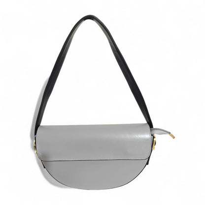 Avira Curve Baguette Shoulder Bag - Grey