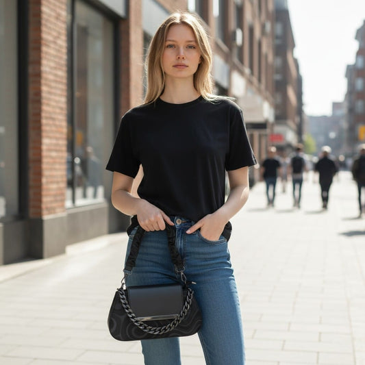 Avira Icon Mini Baguette - Sling Bag Jet Black