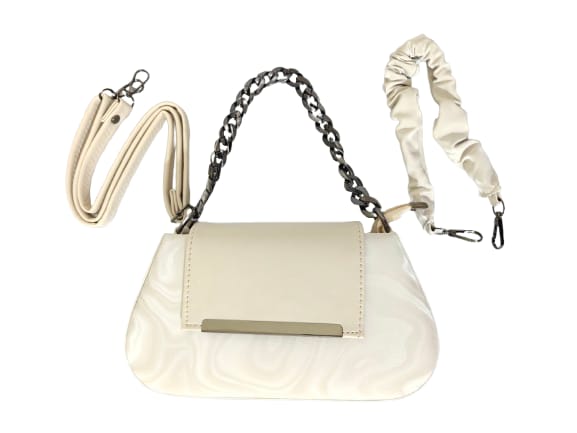 Avira Icon Mini Baguette Sling Bag Off-White