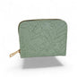 Avira Mini Zip Wallet - Floral Aqua Mint