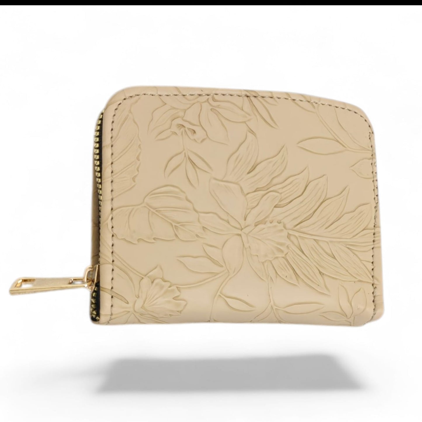 Avira Mini Zip Wallet - Floral Stone