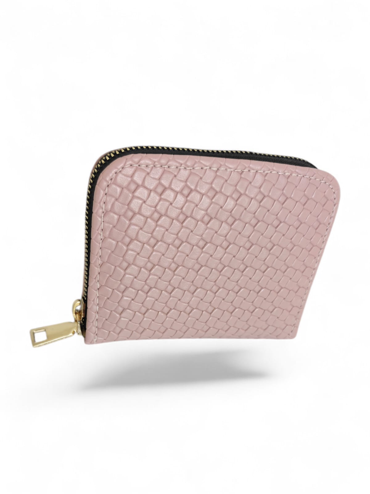 Avira Mini Zip Wallet – Snake Pastel Pink