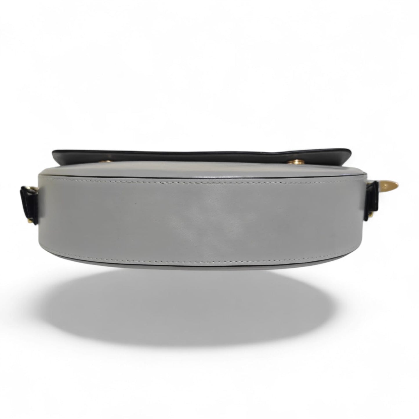 Avira Curve Baguette Shoulder Bag - Grey