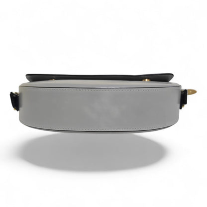 Avira Curve Baguette Shoulder Bag - Grey