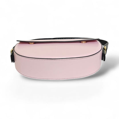 Avira Curve Baguette Shoulder Bag – Baby Pink