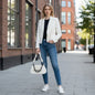 Avira Icon Mini Baguette Sling Bag Off-White