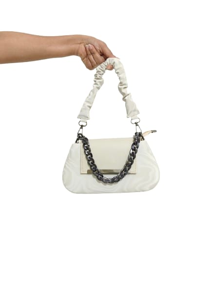 Avira Icon Mini Baguette Sling Bag Off-White
