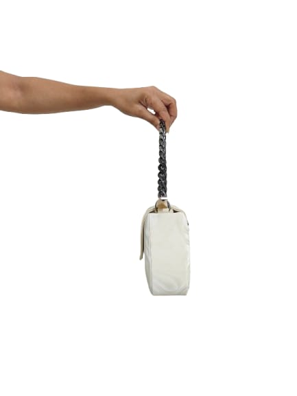 Avira Icon Mini Baguette Sling Bag Off-White