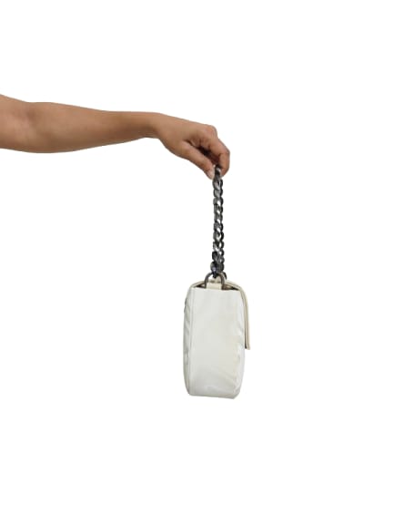 Avira Icon Mini Baguette Sling Bag Off-White
