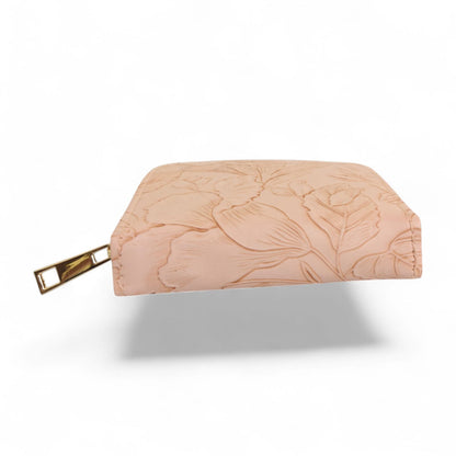 Avira Mini Zip Wallet - Floral Pale Peach
