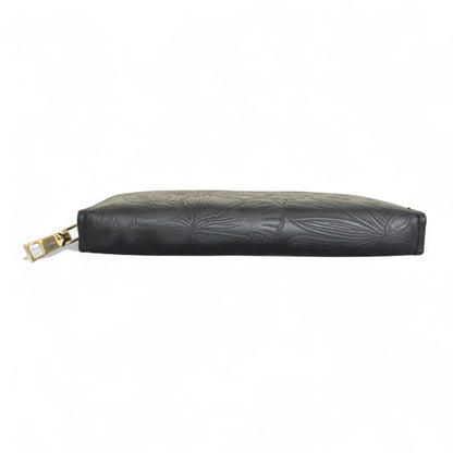 Avira Zipper Wallet - Floral Jet Black